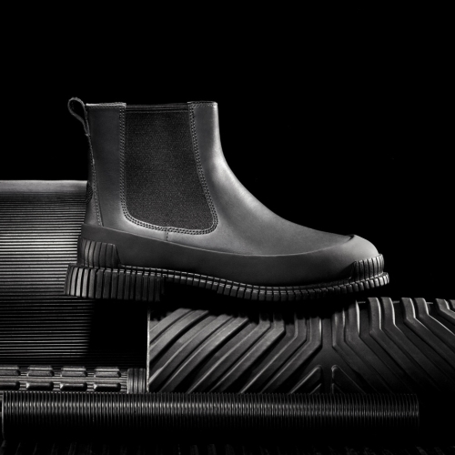 Camper Pix Ankle Boots Black - Mens Singapore KOALHM-098